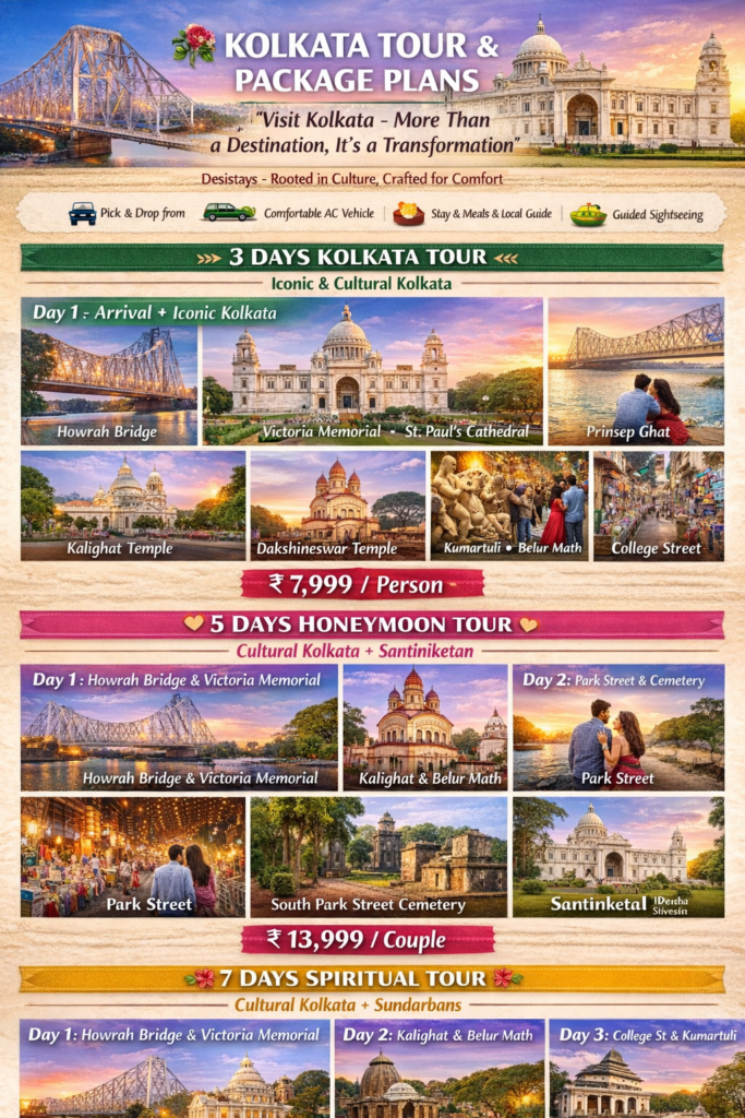 Kolkata tour package for every traveller